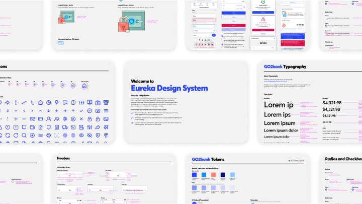 Eureka Design System Screens