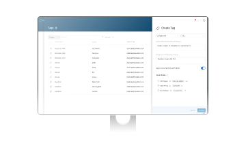 Tag Management Screen